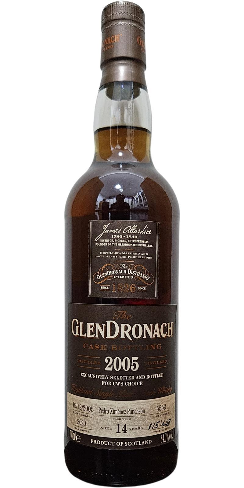 Glendronach 2005  Cask Bottling