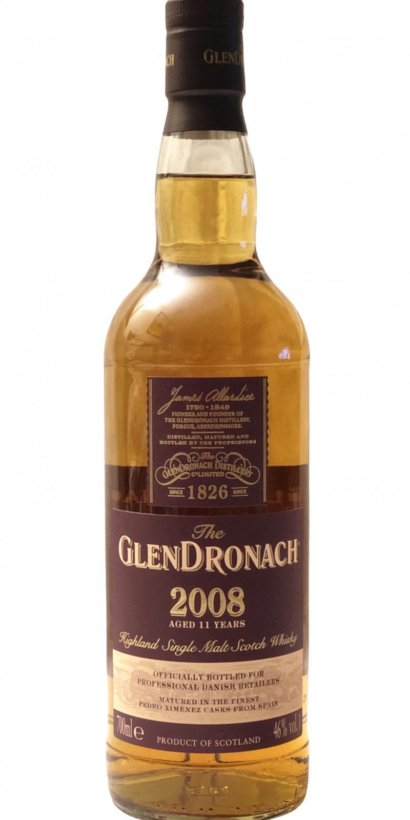 Glendronach 2008  Vintage Bottling