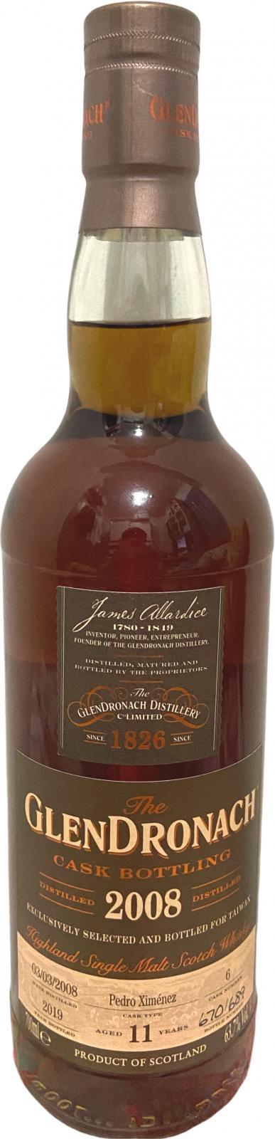 Glendronach 2008  Cask Bottling