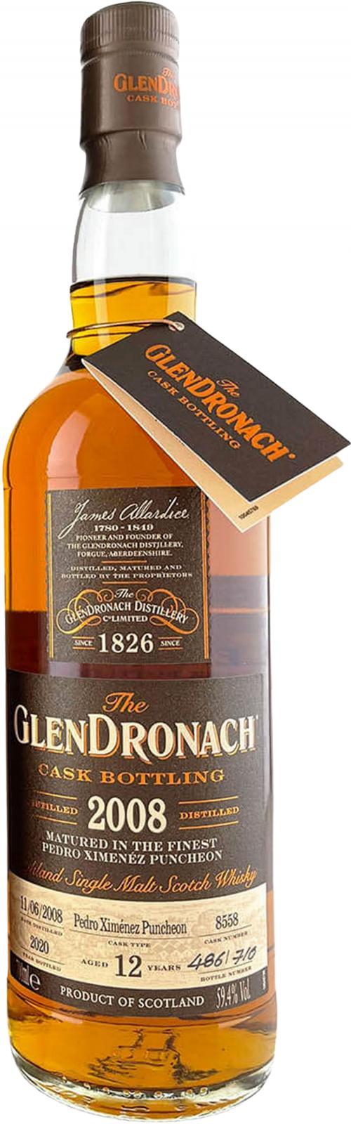 Glendronach 2008  Cask Bottling - Batch 18