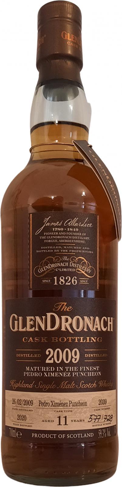 Glendronach 2009  Cask Bottling - Batch 18