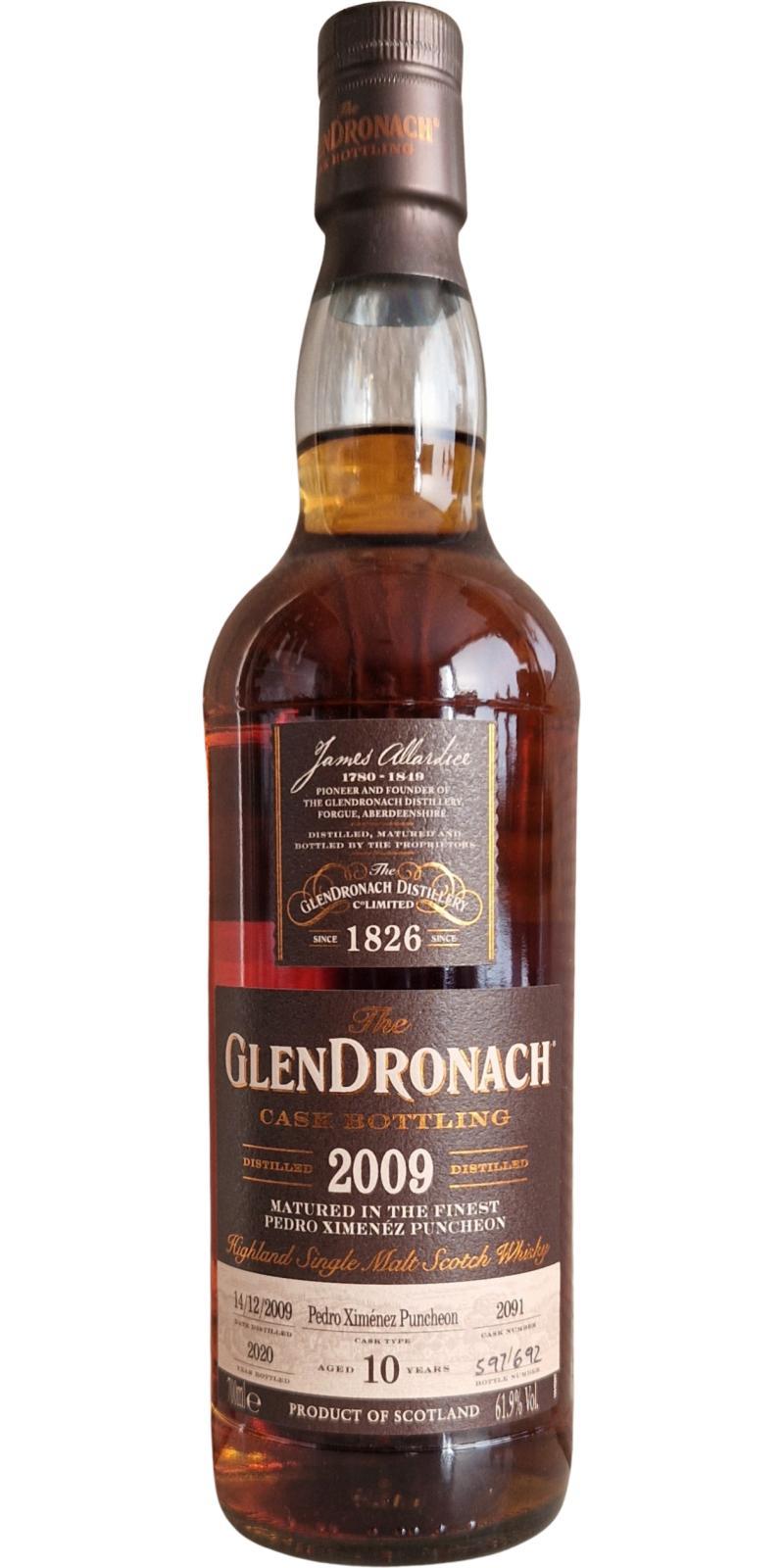 Glendronach 2009  Cask Bottling - Batch 18
