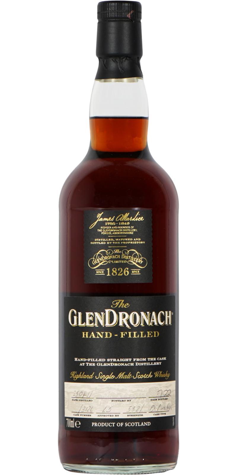 Glendronach 2011  Hand-filled at the distillery