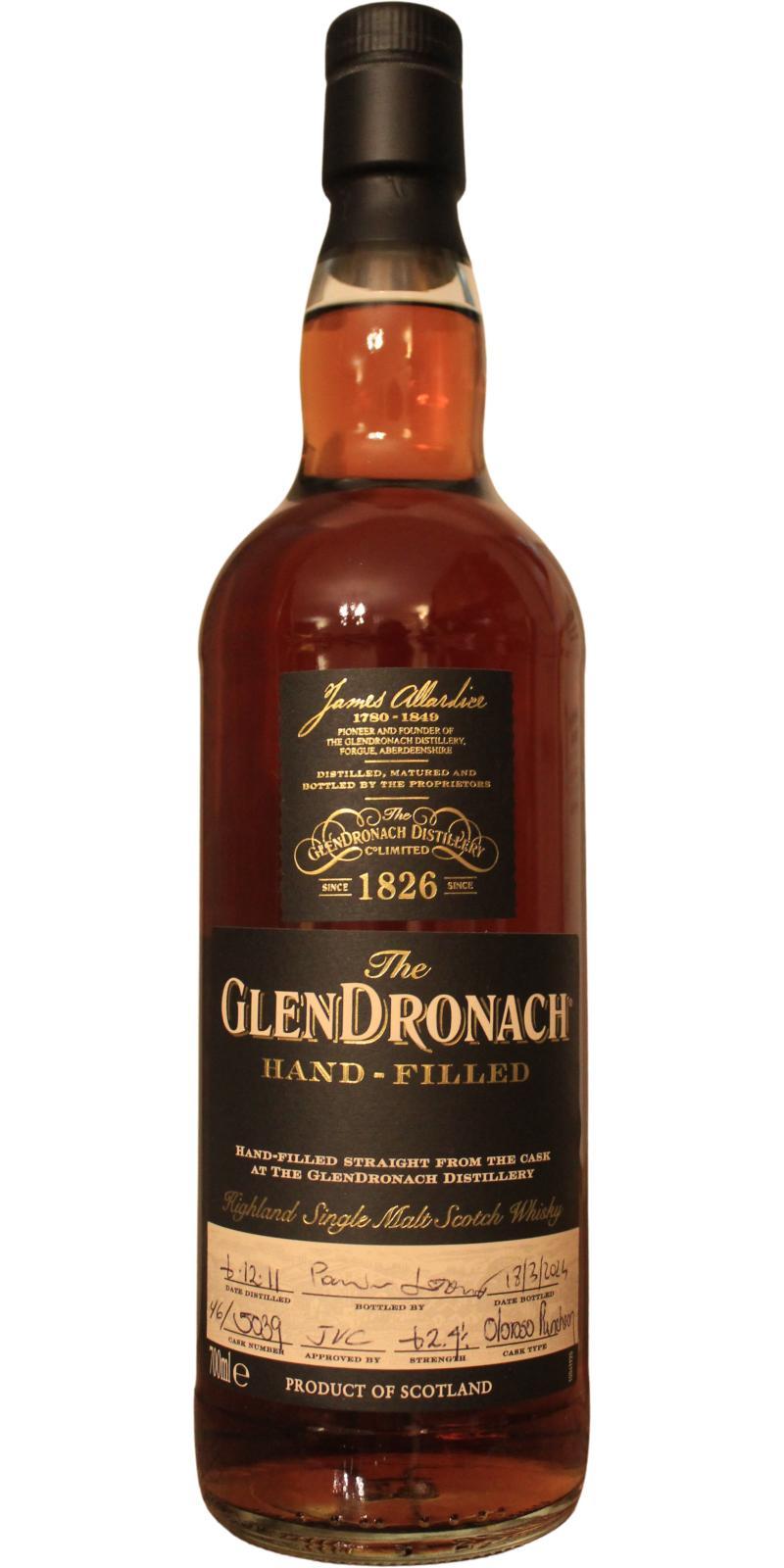 Glendronach 2011  Hand-filled at the distillery