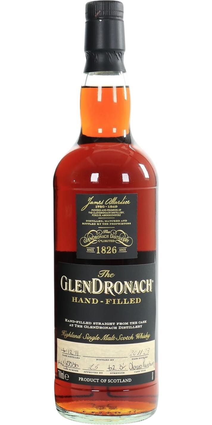 Glendronach 2011  Hand-filled at the distillery