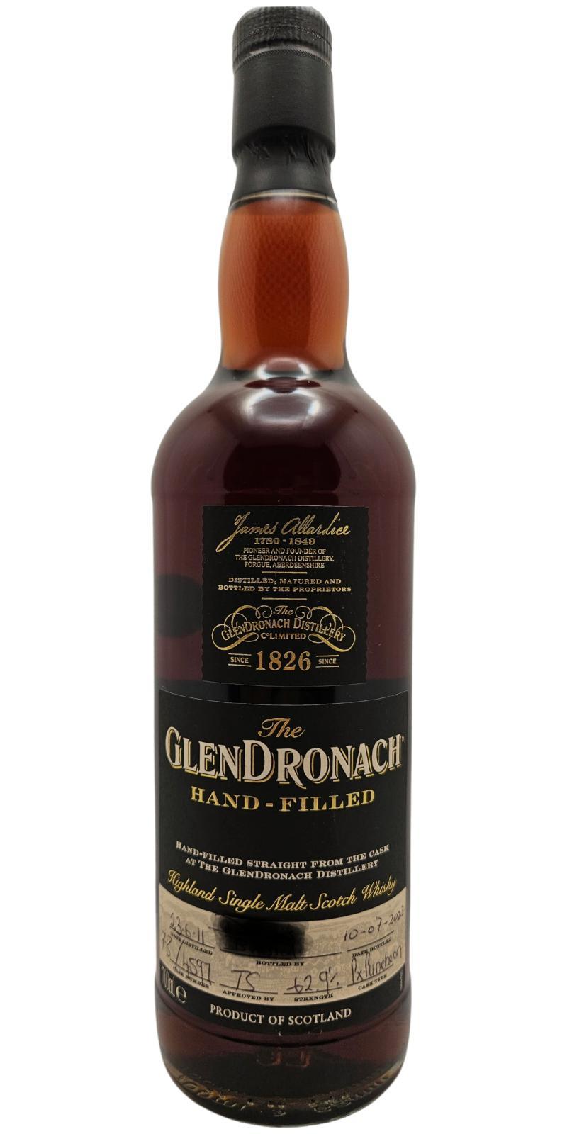 Glendronach 2011  Hand-filled at the distillery