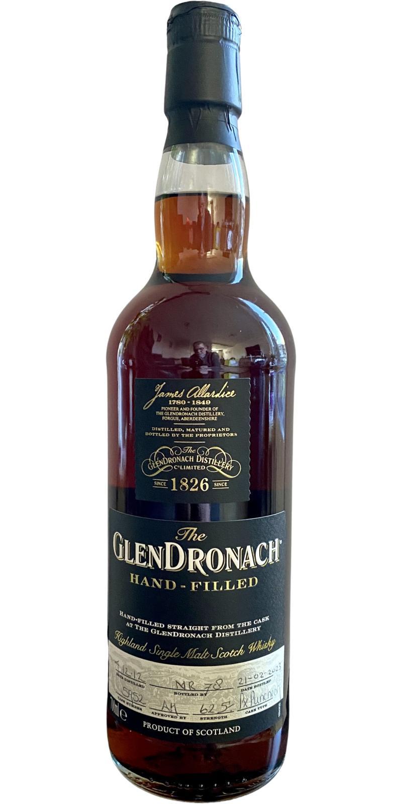Glendronach 2012  Hand filled at the distillery