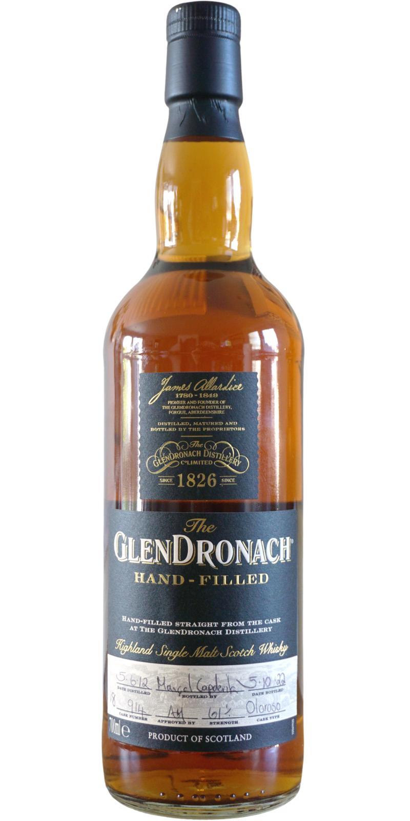 Glendronach 2012  Hand-filled at the distillery