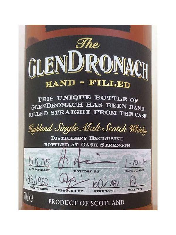 Glendronach 2013  Hand filled at the distillery