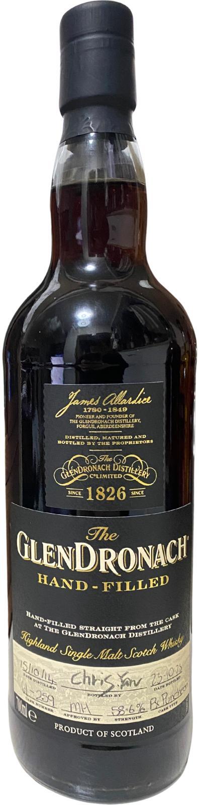 Glendronach 2014  Hand-filled at the distillery