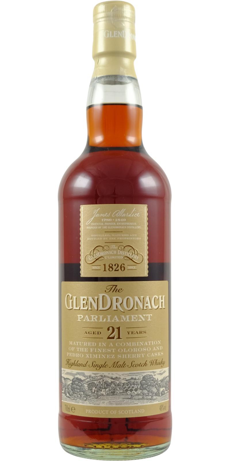 Glendronach 21-year-old  Parliament