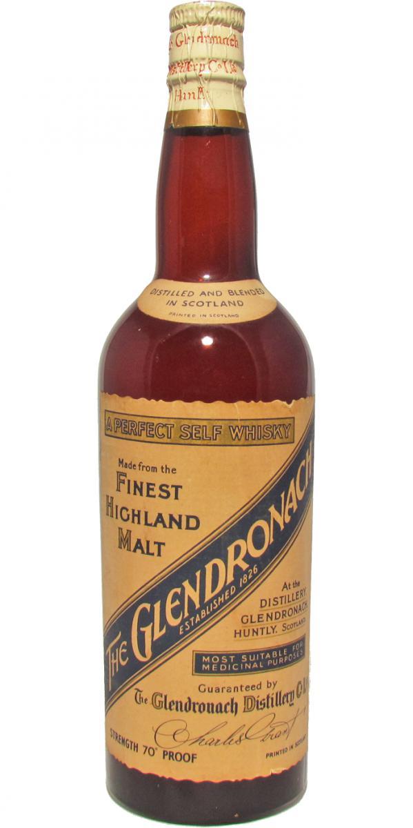 Glendronach A Perfect Self Whisky  Finest Highland Malt