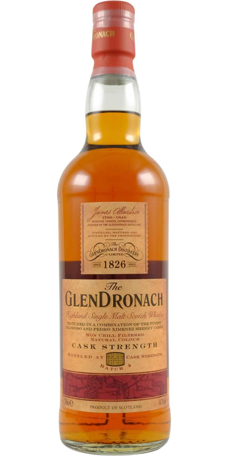 Glendronach Cask Strength  Batch 4