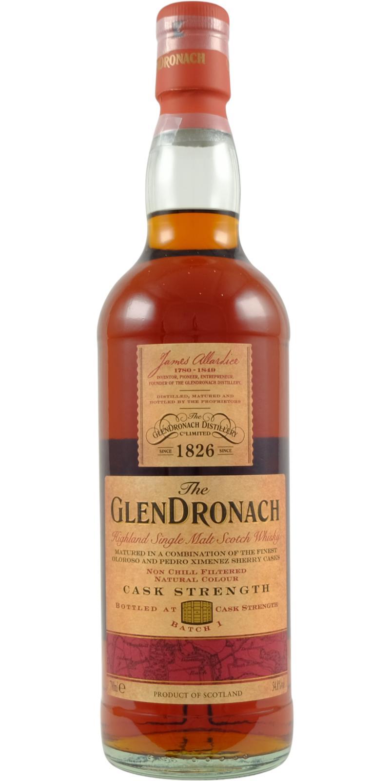 Glendronach Cask Strength  Batch 1