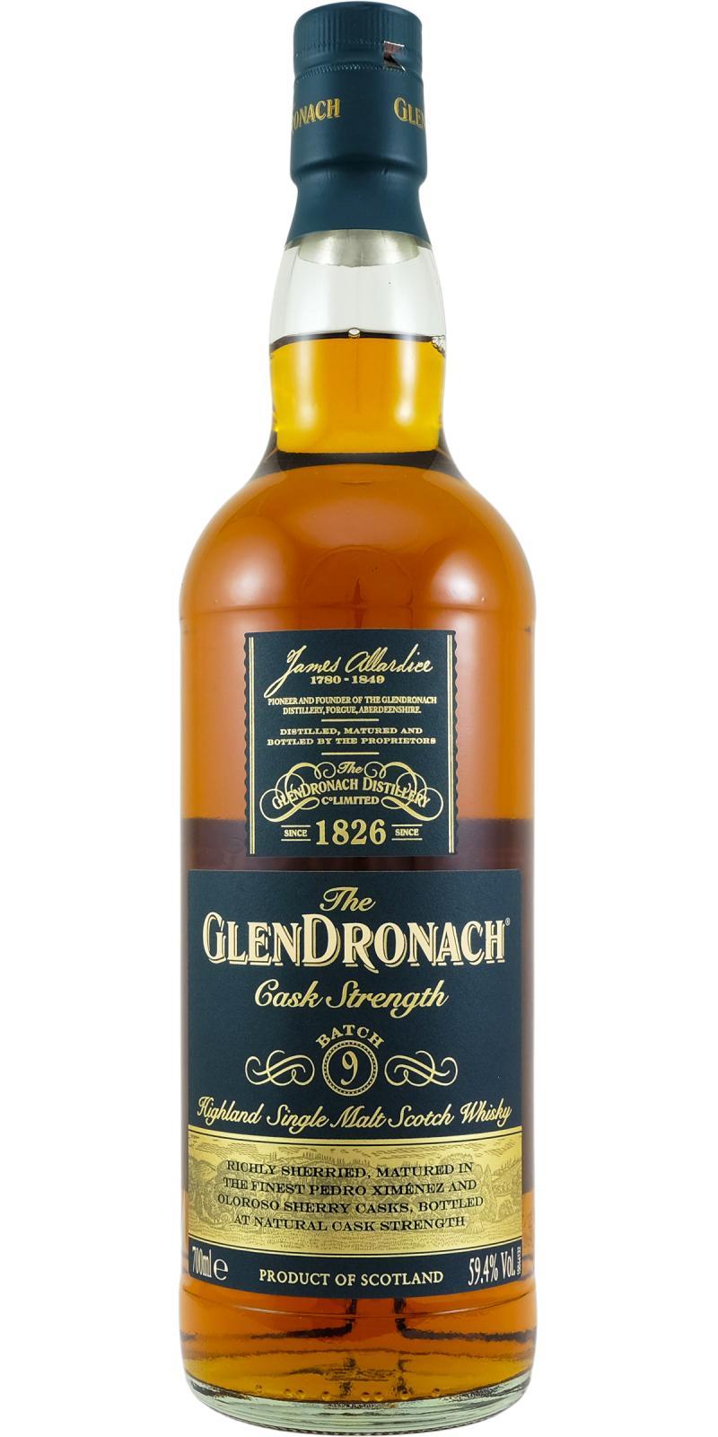 Glendronach Cask Strength  Batch 9