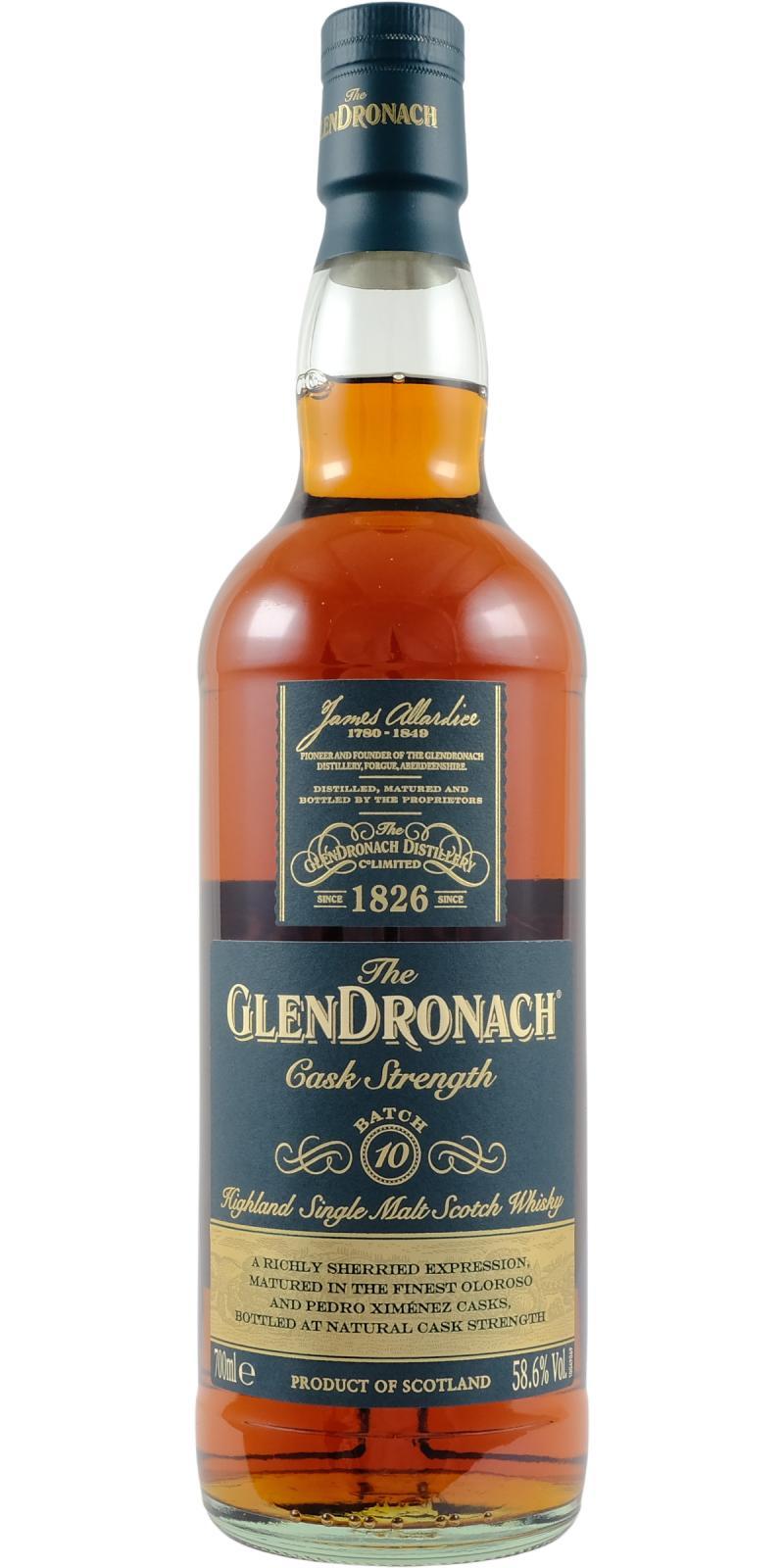 Glendronach Cask Strength  Batch 10