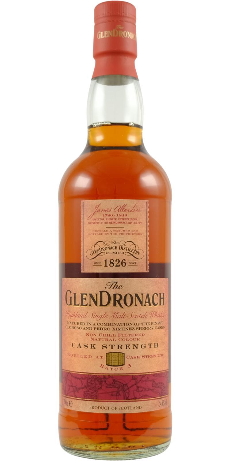 Glendronach Cask Strength  Batch 3