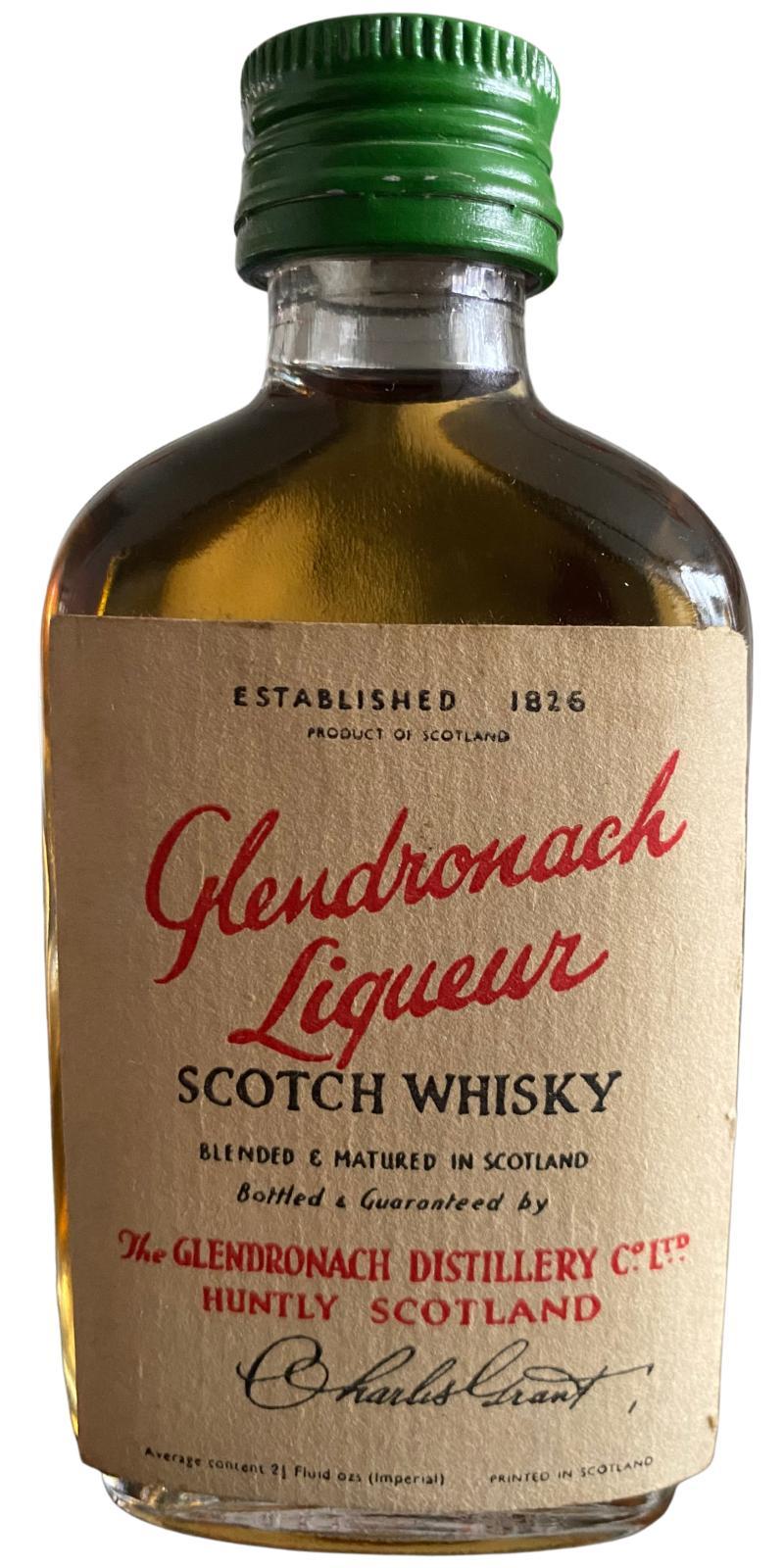 Glendronach Liqueur  Miniature