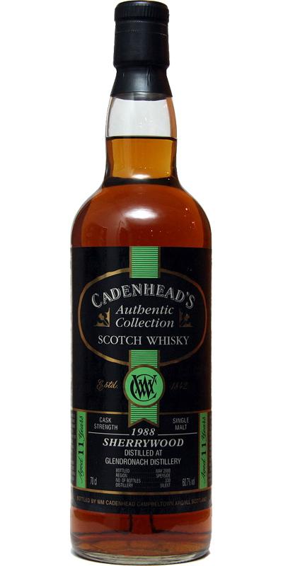 Glendronach 1988 CA  Authentic Collection