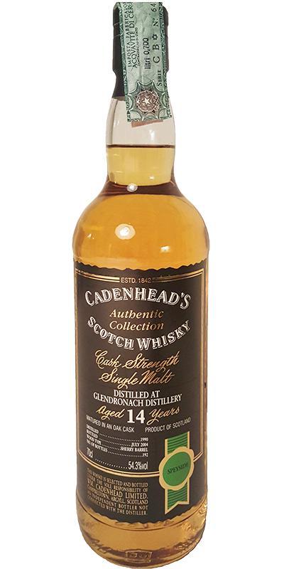 Glendronach 1990 CA  Authentic Collection