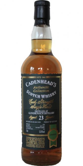 Glendronach 1990 CA  Authentic Collection