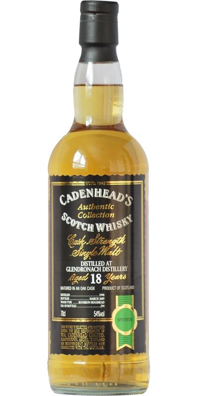 Glendronach 1990 CA  Authentic Collection