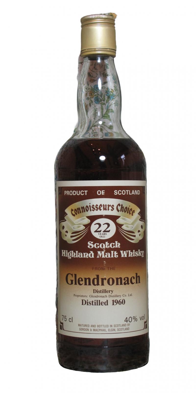 Glendronach 1960 GM  Connoisseurs Choice