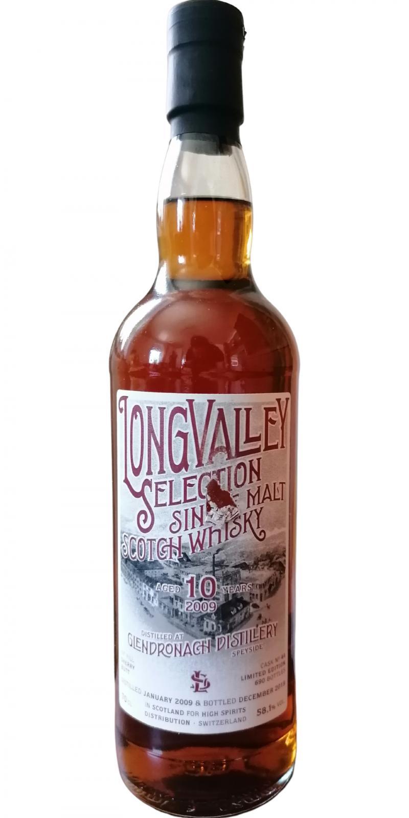 Glendronach 2009 HSD  Longvalley Selection