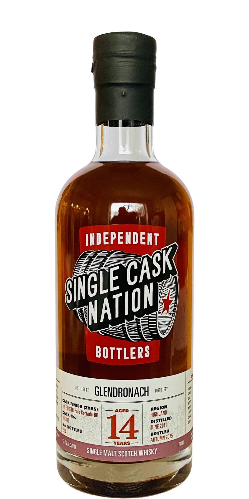 Glendronach 2011 JWC  Single Cask Nation
