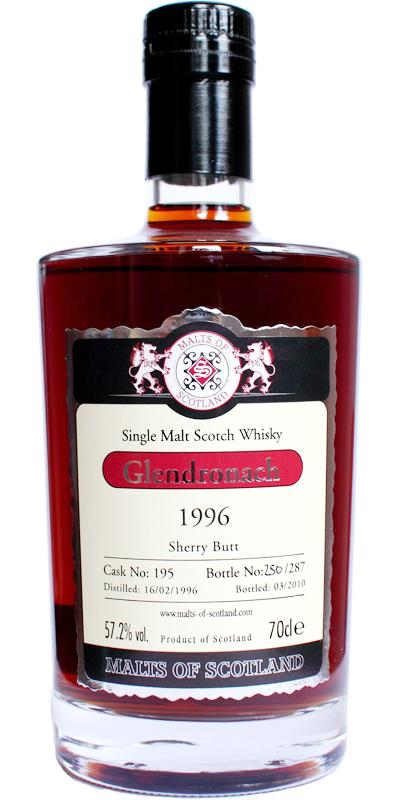 Glendronach 1996 MoS