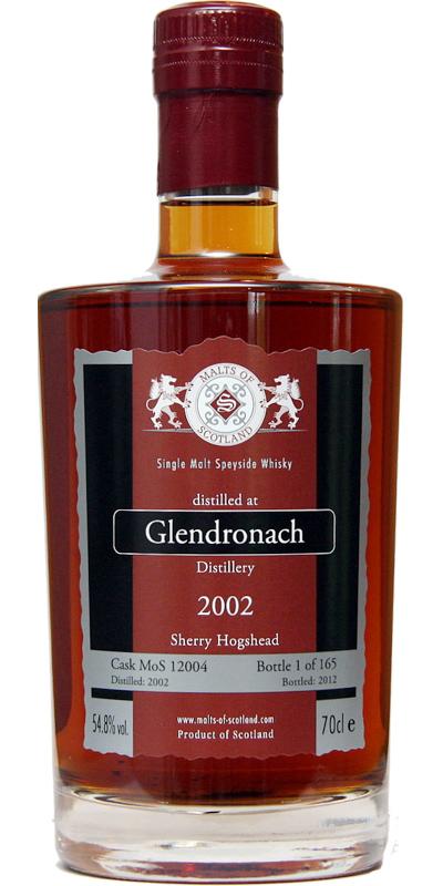 Glendronach 2002 MoS