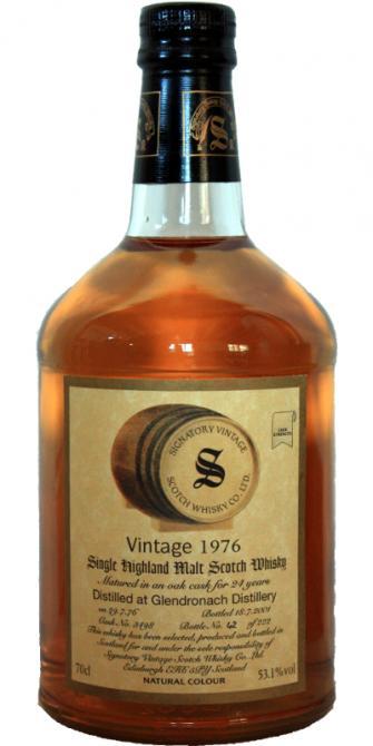 Glendronach 1976 SV  Vintage Collection - Dumpy