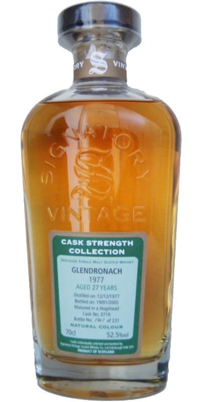 Glendronach 1977 SV  Cask Strength Collection
