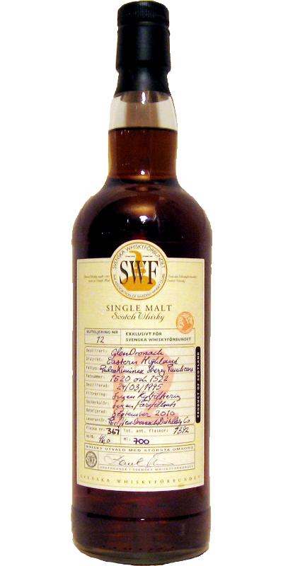 Glendronach 1995 SvWf  SWF #12