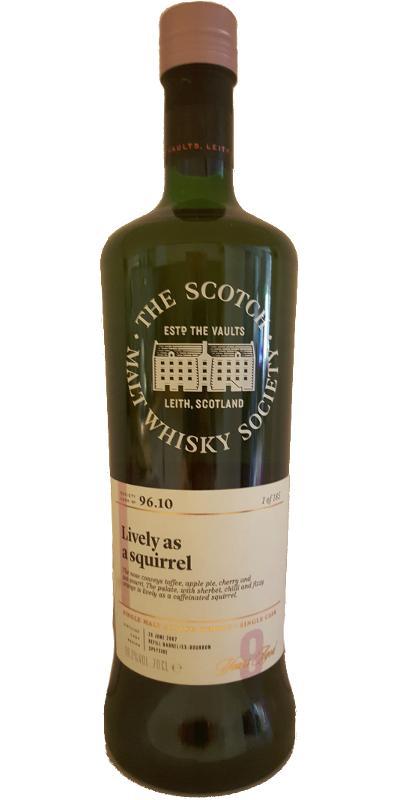 Glendronach 2007 SMWS 96.10  Lively as a squirrel
