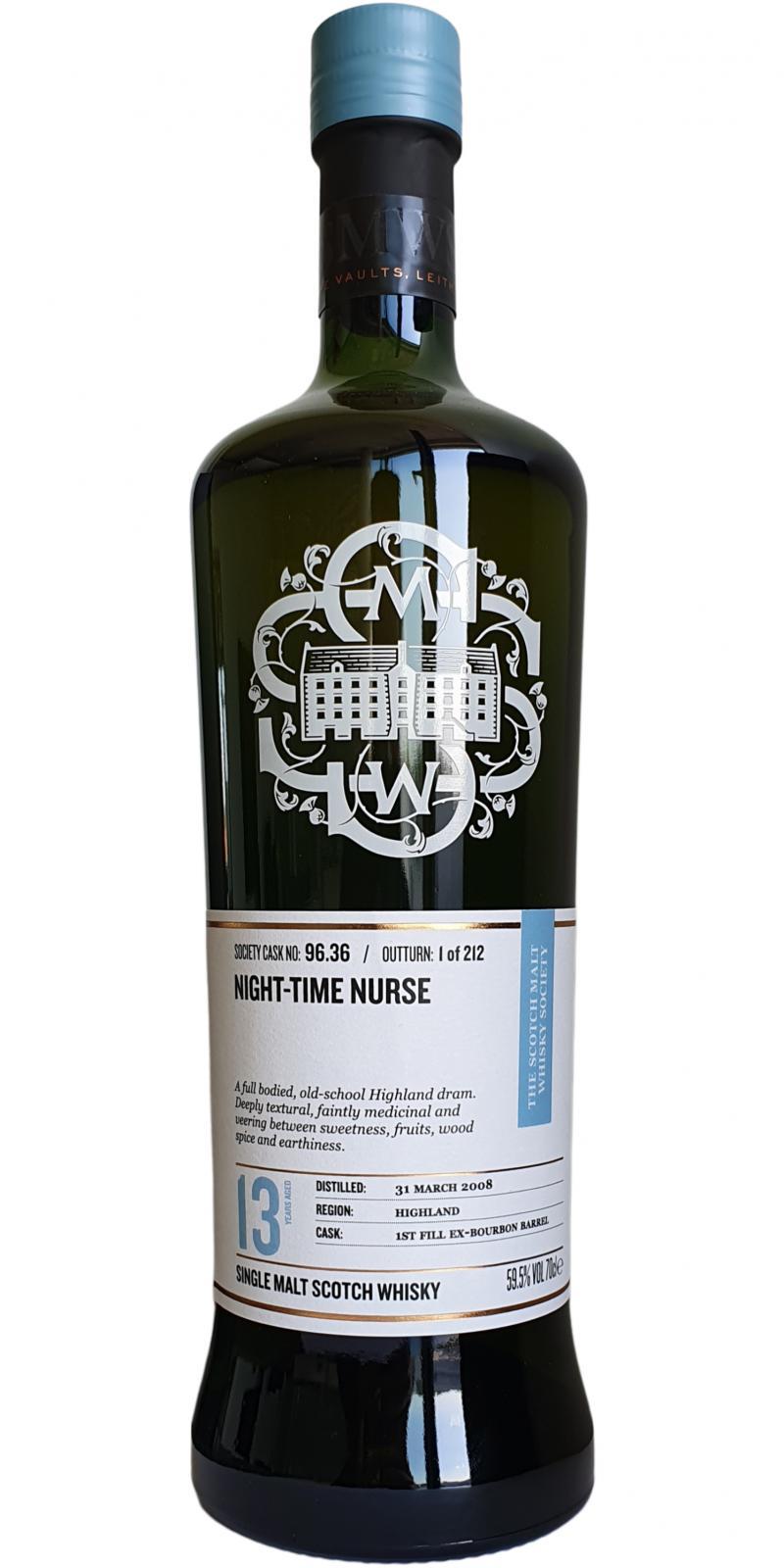 Glendronach 2008 SMWS 96.36  Night-time nurse