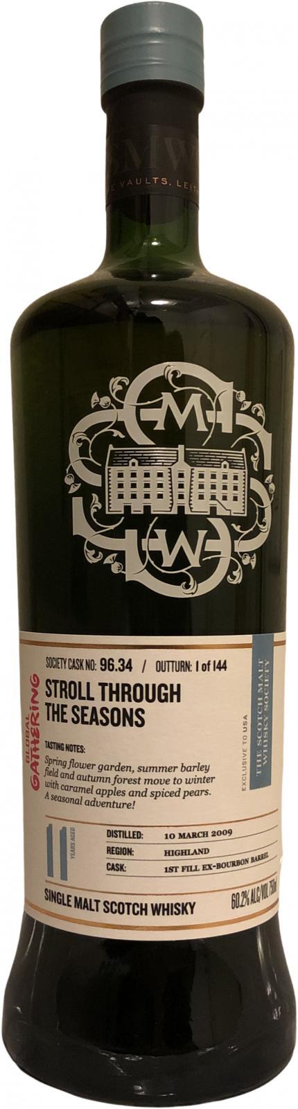 Glendronach 2009 SMWS 96.34  Stroll through the seasons