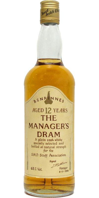 Benrinnes 12-year-old The Manager's Dram