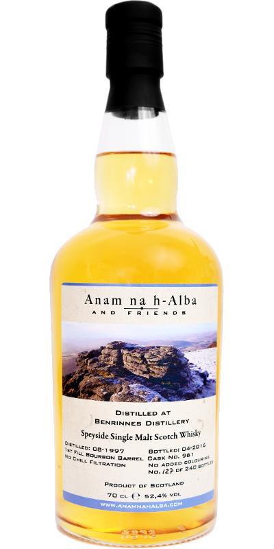 Benrinnes 1997 ANHA Anam na h-Alba and Friends