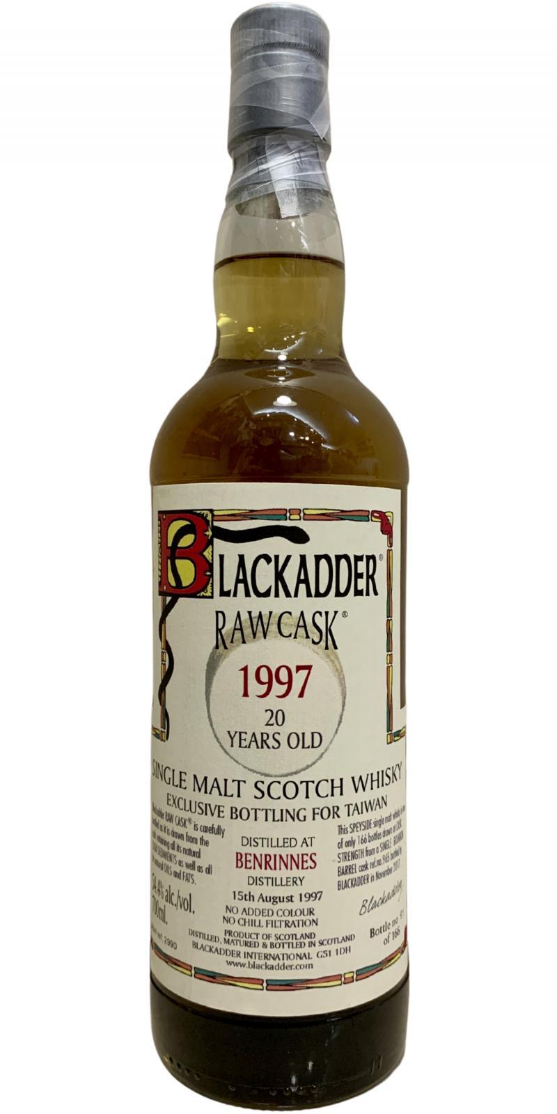 Benrinnes 1997 BA Raw Cask