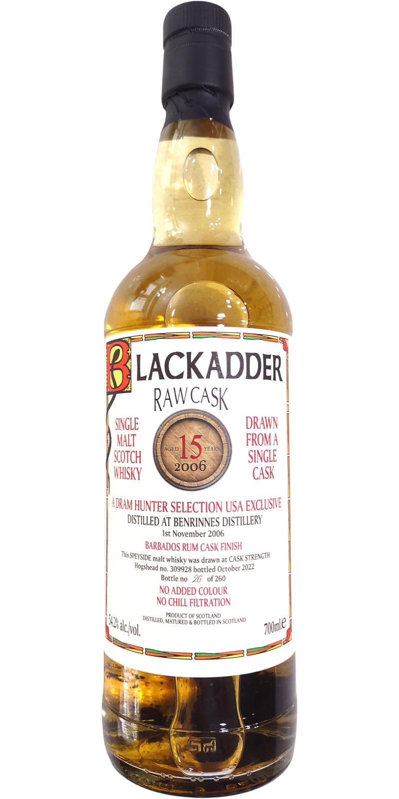 Benrinnes 2006 BA Raw Cask