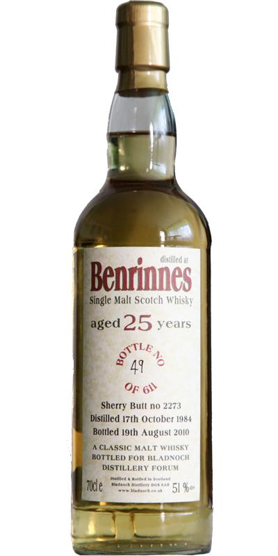 Benrinnes 1984 BF