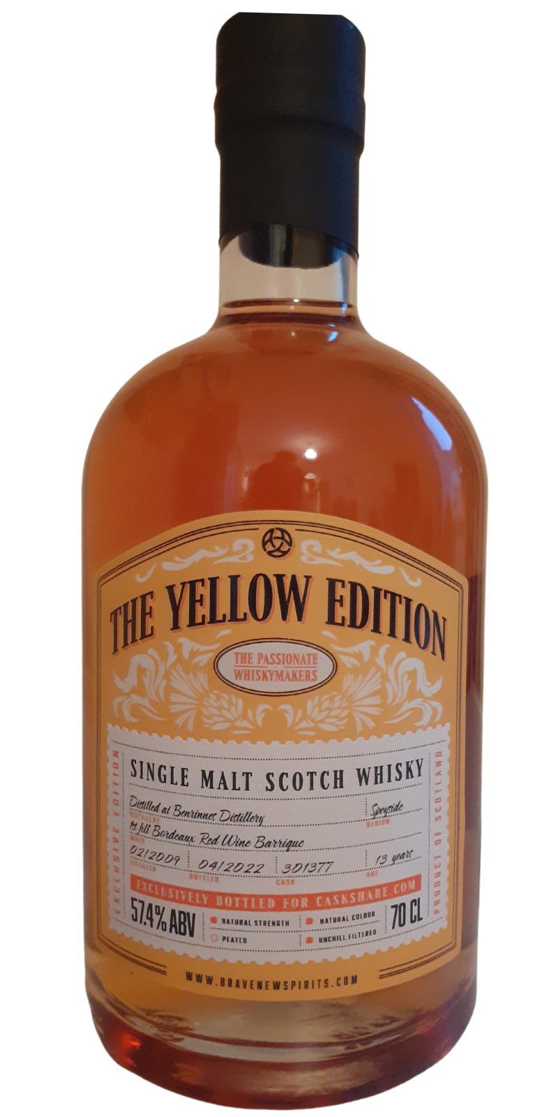 Benrinnes 2009 BNSp The Yellow Edition