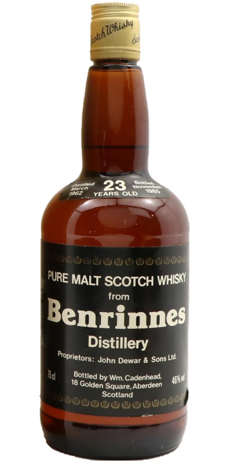 Benrinnes 1962 CA Dumpy Bottle