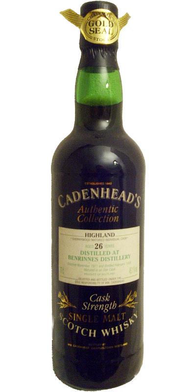 Benrinnes 1971 CA Authentic Collection
