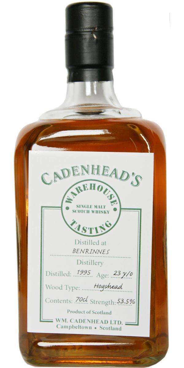 Benrinnes 1995 CA Warehouse Tasting