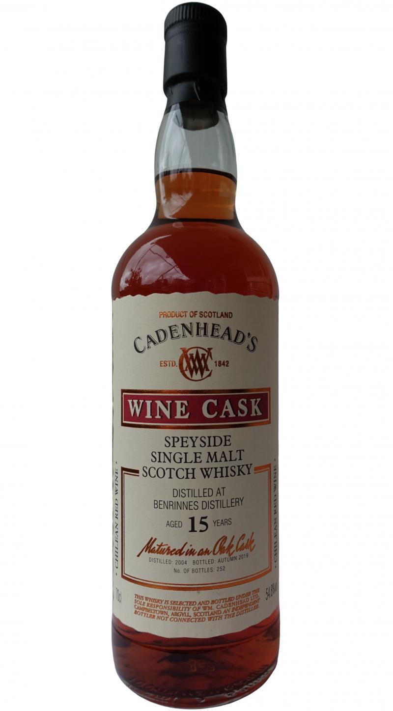 Benrinnes 2004 CA Wood Range - Wine Cask