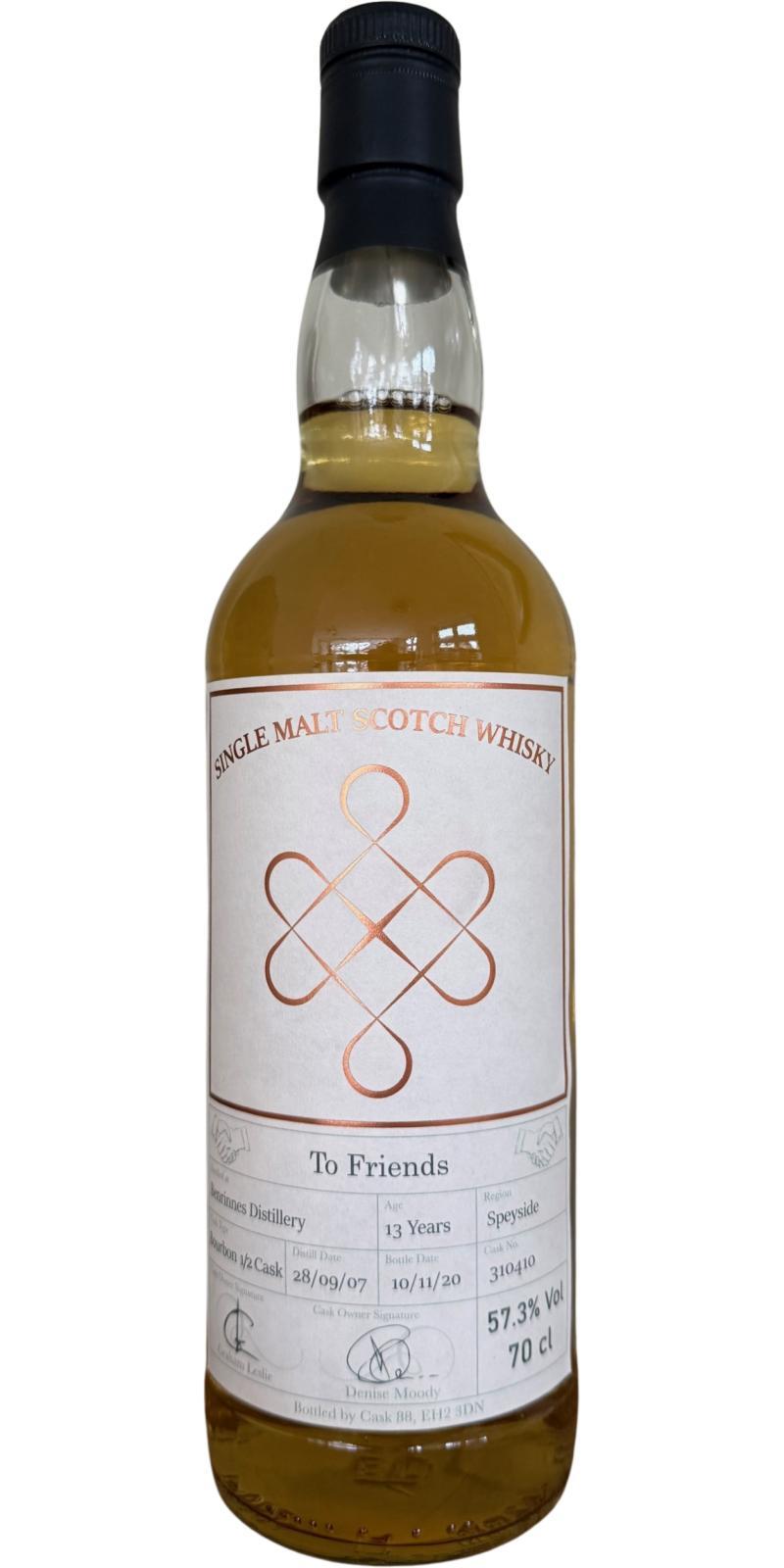 Benrinnes 2007 Ca88 To Friends