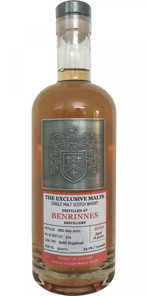 Benrinnes 2001 CWC The Exclusive Malts