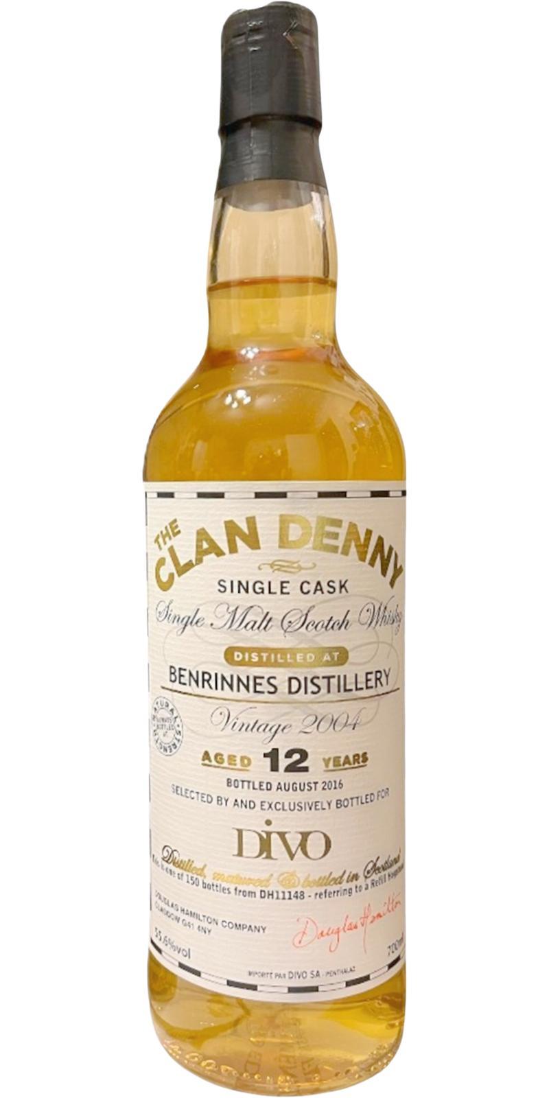 Benrinnes 2004 DH The Clan Denny